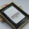 Bật Lửa Zippo Cổ Đồng Khối Mạ Chrome Phay Xước Khắc Ăn Mòn Phủ Sơn Năm 1974 Đời 8 Vạch Sắc ZC316