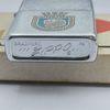 Bật Lửa Zippo Cổ Đồng Khối Mạ Chrome Phay Xước Khắc Ăn Mòn Phủ Sơn Hiếm Gặp Năm 1977 Đời 5 Vạch Sắc ZC317
