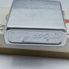 Bật Lửa Zippo Cổ Đồng Khối Mạ Chrome Phay Xước Trơn Hiếm Gặp Năm 1974 Đời 8 Vạch Sắc ZC319