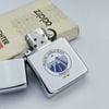 Bật Lửa Zippo Cổ Đồng Khối Mạ Chrome Khắc Ăn Mòn Phủ Sơn Tầu Chiến Hiếm Gặp Năm 1981 Đời 1 Vạch Sắc ZC321