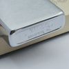 Bật Lửa Zippo Cổ Đồng Khối Mạ Chrome Phay Xước Trơn Hiếm Gặp Năm 1980 Đời 2 Vạch Sắc ZC322
