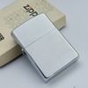 Bật Lửa Zippo Cổ Đồng Khối Mạ Chrome Phay Xước Trơn Hiếm Gặp Năm 1980 Đời 2 Vạch Sắc ZC322