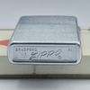 Bật Lửa Zippo Cổ Đồng Khối Mạ Chrome Phay Xước Khắc Ăn Mòn Phủ Sơn Năm 1970 Đời 4 Vạch Thẳng ZC325