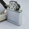 Bật Lửa Zippo Cổ Đồng Khối Mạ Chrome Phay Xước Khắc Ăn Mòn Phủ Sơn Năm 1969 Đời 5 Vạch Thẳng ZC326