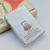 Bật Lửa Zippo Cổ Đồng Khối Mạ Chrome Phay Xước Khắc Ăn Mòn Phủ Sơn Hiếm Gặp Năm 1974 Đời 8 Vạch Sắc ZC329