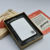 Bật Lửa Zippo Cổ Đồng Khối Mạ Chrome Phay Xước Trơn Hiếm Gặp Năm 1962 Đời 4 Chấm ZC330