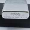 Bật Lửa Zippo Đồng Khối Mạ Chrome Phay Xước Trơn 2 Mặt Đời XI La Mã Năm 1995 ZL593