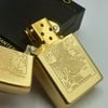 Bật Lửa Zippo Mạ Vàng Gold Plated Khắc Ăn Mòn Đại Bàng Hiếm Gặp Đời XV La Mã Năm 1999 ZL596