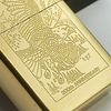 Bật Lửa Zippo Mạ Vàng Gold Plated Khắc Ăn Mòn Đại Bàng Hiếm Gặp Đời XV La Mã Năm 1999 ZL596