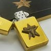 Bật Lửa Zippo Slim Đồng Khối Marlboro Longhorns Đầu Bò Đời VII La Mã Năm 1991 Cực Hiếm Gặp ZL604