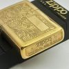 Bật Lửa Zippo Đồng Khối Venetian Hoa Văn Ý Cổ Điển Đời VIII La Mã Năm 1992 ZL605