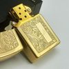 Bật Lửa Zippo Đồng Khối Venetian Hoa Văn Ý Cổ Điển Đời VIII La Mã Năm 1992 ZL605