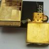 Bật Lửa Zippo Hoa Văn shimmer Gold Plated Hiếm Gặp Đời IX La Mã Năm 1993 ZL607
