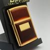 Bật Lửa Zippo Gold Plated Ốp Hổ Phách Hiếm Gặp Đời IV La Mã Năm 1988 ZL608