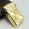 Bật Lửa Zippo Gold Plated Vân Xéo Hiếm Gặp Đời VI La Mã Năm 1990 ZL609