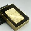 Bật Lửa Zippo Gold Plated Vân Xéo Hiếm Gặp Đời VI La Mã Năm 1990 ZL609