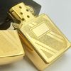 Bật Lửa Zippo Gold Plated Vân Xéo Hiếm Gặp Đời V La Mã Năm 1989 ZL610