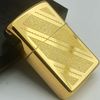 Bật Lửa Zippo Gold Plated Vân Xéo Hiếm Gặp Đời V La Mã Năm 1989 ZL610