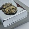 Bật Lửa Zippo Chủ Đề Harley - Davidson Police Cảnh Sát Cực Kỳ Hiếm Gặp Đời IX La Mã Năm 1993 ZQH154