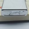 Bật Lửa Zippo Cổ Đồng Khối Mạ Chrome Phay Xước Trơn Hiếm Gặp Năm 1979 Đời 3 Vạch Sắc ZC331