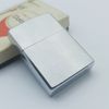 Bật Lửa Zippo Cổ Đồng Khối Mạ Chrome Phay Xước Trơn Hiếm Gặp Năm 1973 Đời 1 Vạch Sắc ZC332