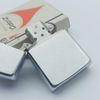 Bật Lửa Zippo Cổ Đồng Khối Mạ Chrome Phay Xước Trơn Hiếm Gặp Năm 1973 Đời 1 Vạch Sắc ZC332