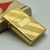 Bật Lửa Zippo Slim Mạ Vàng Gold Plated Đời 5 Vạch Sắc Năm 1977 Rất Hiếm ZQH156