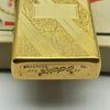 Bật Lửa Zippo Slim Mạ Vàng Gold Plated Đời 5 Vạch Sắc Năm 1977 Rất Hiếm ZQH156