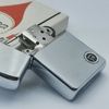 Bật Lửa Zippo Cổ Đồng Khối Mạ Chrome Phay Xước Trơn Hiếm Gặp Năm 1961 Đời 5 Chấm ZC335