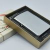 Bật Lửa Zippo Cổ Đồng Khối Mạ Chrome Phay Xước Trơn Hiếm Gặp Năm 1962 Đời 4 Chấm ZC337
