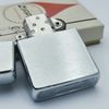 Bật Lửa Zippo Cổ Đồng Khối Mạ Chrome Phay Xước Trơn Hiếm Gặp Năm 1962 Đời 4 Chấm ZC337