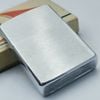 Bật Lửa Zippo Cổ Đồng Khối Mạ Chrome Phay Xước Chủ Đề Ăn Mòn Phủ Sơn Hiếm Gặp Năm 1958 Đời 8 Chấm ZC338