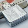 Bật Lửa Zippo Cổ Đồng Khối Mạ Chrome Venetian Hoa Văn Ý Cổ Điển Hiếm Gặp Năm 1979 Đời 3 Vạch Sắc ZC339