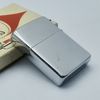 Bật Lửa Zippo Cổ Đồng Khối Mạ Chrome Phay Xước Chủ Đề Ăn Mòn Phủ Sơn Hiếm Gặp Năm 1965 Đời 1 Chấm ZC341