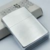 Bật Lửa Zippo Cổ Đồng Khối Mạ Chrome Phay Xước Chủ Đề Ăn Mòn Hiếm Gặp Năm 1979 Đời 3 Vạch Sắc ZC350