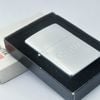 Bật Lửa Zippo Cổ Đồng Khối Mạ Chrome Phay Xước Chủ Đề Ăn Mòn Hiếm Gặp Năm 1979 Đời 3 Vạch Sắc ZC350