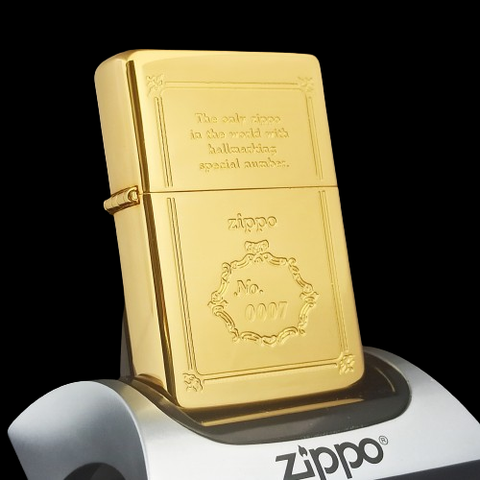 Bật Lửa Zippo Gold Plated Mạ Vàng Bản Giới Hạn 1000 Chiếc Trên Toàn Thế Giới Đời IV La Mã Năm 1988 ZL391