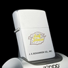 Bật Lửa Zippo Cổ Đồng Khối Mạ Chrome Phay Xước Chủ Đề Ăn Mòn Phủ Sơn Hiếm Gặp Năm 1967 Đời 7 Vạch Thẳng ZC374