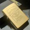 Bật Lửa Zippo Đồng Khối Trơn Phay Xước Khắc Ăn Mòn Chủ Đề Rượu Đời XIV La Mã Sản Xuất Năm 1998 ZL627