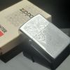 Bật Lửa Zippo Cổ Đồng Khối Mạ Chrome Venetian Hiếm Gặp Năm 1977 Đời 5 Vạch Sắc ZC356
