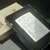 Bật Lửa Zippo Cổ Đồng Khối Mạ Chrome Venetian Hiếm Gặp Năm 1977 Đời 5 Vạch Sắc ZC356
