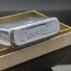 Bật Lửa Zippo Cổ Đồng Khối Mạ Chrome Phay Xước Chủ Đề Ăn Mòn Phủ Sơn Hiếm Gặp Năm 1963 Đời 3 Chấm ZC359