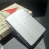Bật Lửa Zippo Cổ Đồng Khối Mạ Chrome Phay Xước Chủ Đề Ăn Mòn Phủ Sơn Hiếm Gặp Năm 1963 Đời 3 Chấm ZC359