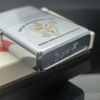 Bật Lửa Zippo Cổ Đồng Khối Mạ Chrome Phay Xước Chủ Đề Ăn Mòn Phủ Sơn Hiếm Gặp Năm 1969 Đời 5 Vạch Thẳng ZC360
