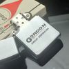 Bật Lửa Zippo Cổ Đồng Khối Mạ Chrome Phay Xước Chủ Đề Ăn Mòn Phủ Sơn Hiếm Gặp Năm 1968 Đời 6 Vạch Thẳng ZC361