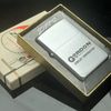 Bật Lửa Zippo Cổ Đồng Khối Mạ Chrome Phay Xước Chủ Đề Ăn Mòn Phủ Sơn Hiếm Gặp Năm 1968 Đời 6 Vạch Thẳng ZC361