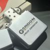 Bật Lửa Zippo Cổ Đồng Khối Mạ Chrome Phay Xước Chủ Đề Ăn Mòn Phủ Sơn Hiếm Gặp Năm 1968 Đời 6 Vạch Thẳng ZC361