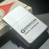 Bật Lửa Zippo Cổ Đồng Khối Mạ Chrome Phay Xước Chủ Đề Ăn Mòn Phủ Sơn Hiếm Gặp Năm 1968 Đời 6 Vạch Thẳng ZC361