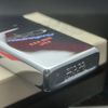 Bật Lửa Zippo Slim Cổ Đồng Khối Mạ Chrome Bóng Chủ Đề Ăn Mòn Phủ Sơn Tầu Chiến 2 Mặt Hiếm Gặp Năm 1983 Đời 7 Vạch Huyền ZC364