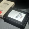 Bật Lửa Zippo Cổ Đồng Khối Mạ Chrome Bóng Chủ Đề Ăn Mòn Phủ Sơn Tầu Chiến 2 Mặt Hiếm Gặp Năm 1983 Đời 7 Vạch Huyền ZC365